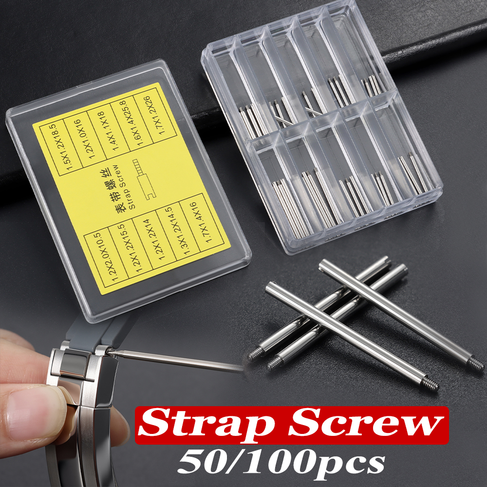 Luxury Watch Expensive - 50pcs 100pcs Metal Screws Rod Stainless
