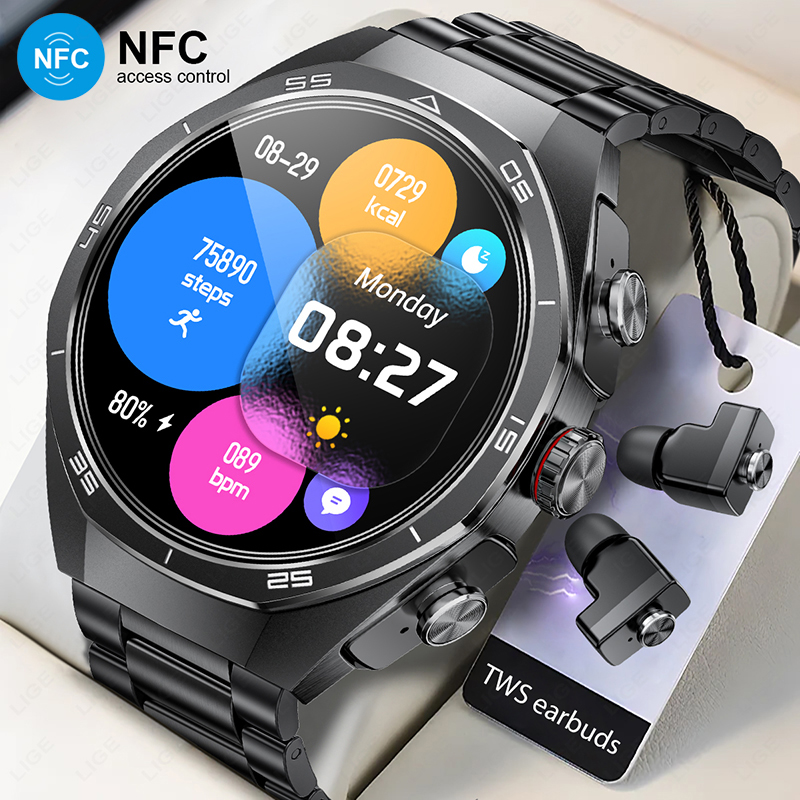 Luxury Watch Korea - TWS Music Watches Earbuds Smart Watch