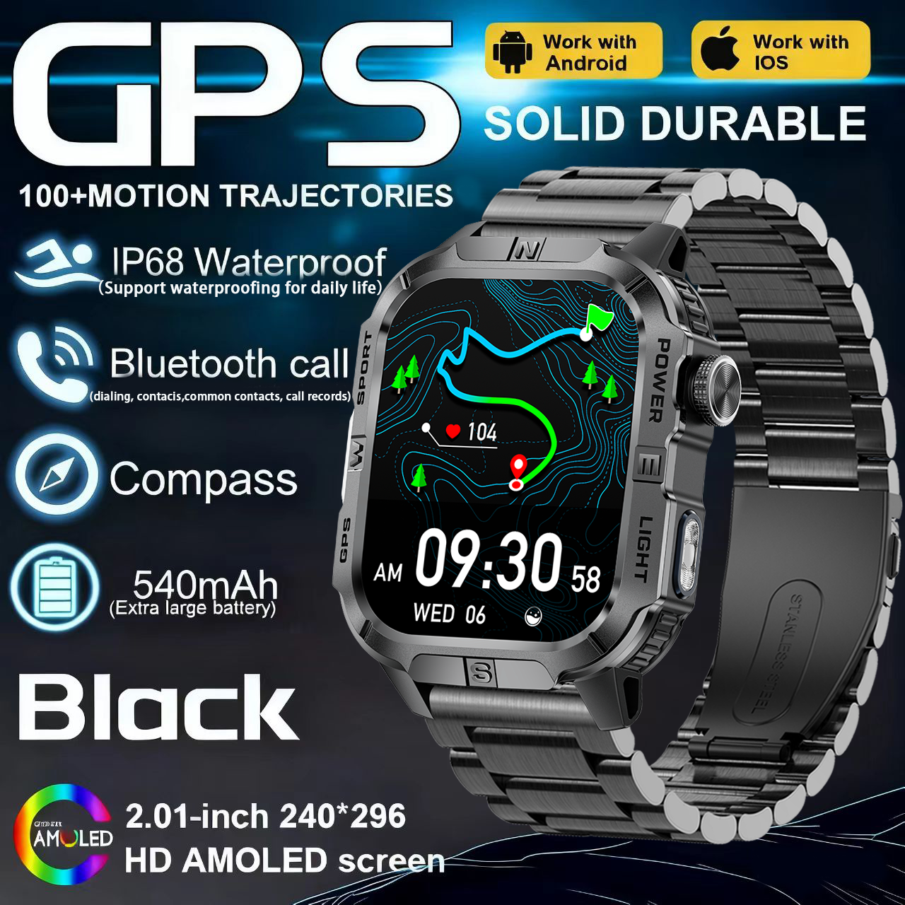 Compass Watch Luxury - 2026 smart watch men 2.01 Ultra