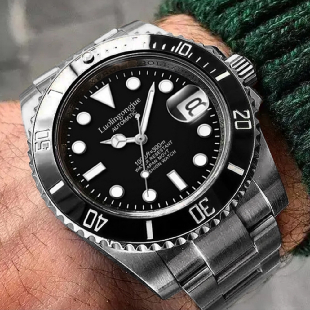 Luxury Watch Name Brands - Luxurious Men's Watch, Business-Style Skeleton Automatic