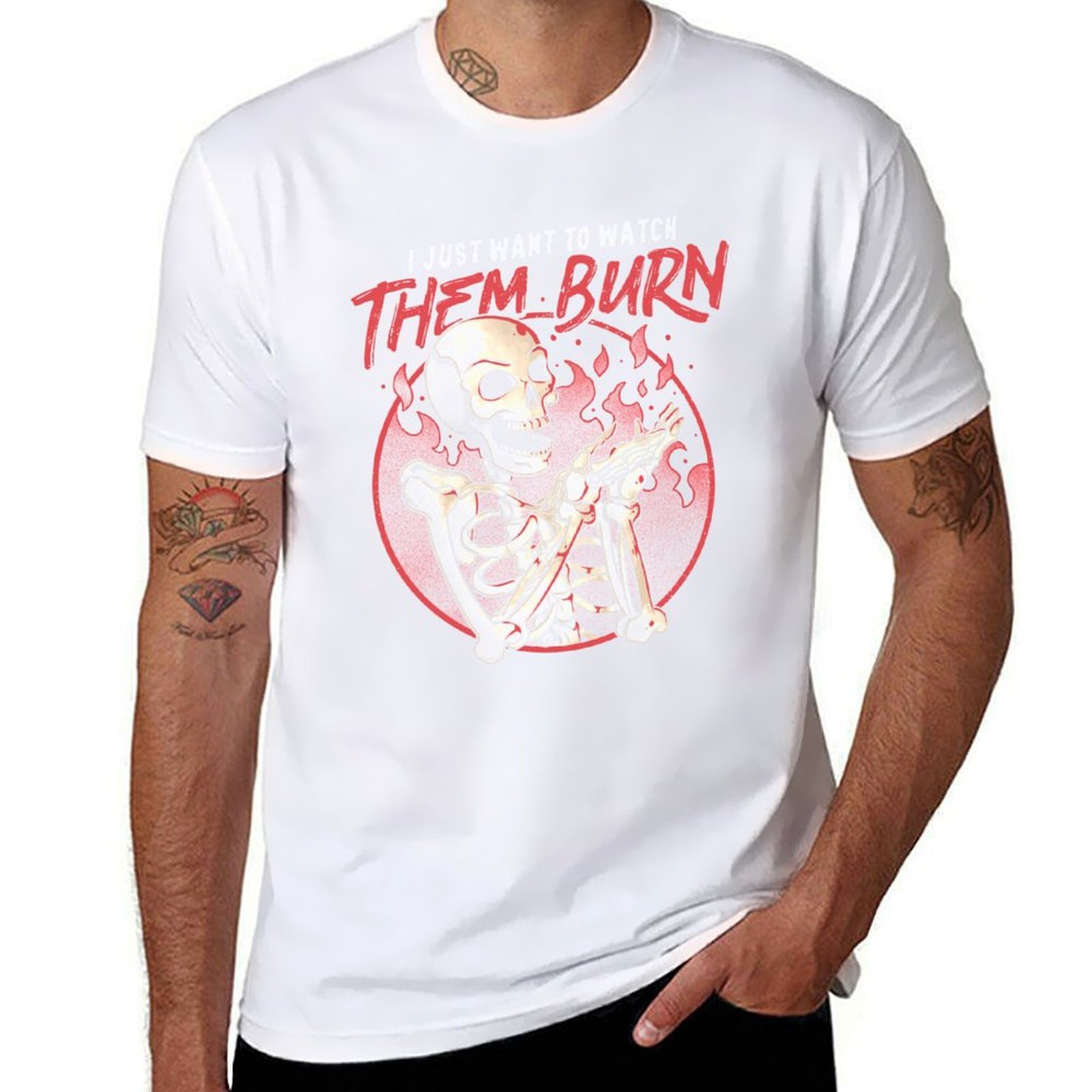 Luxury Watch China - Watch Them Burn Skull Funny Gift