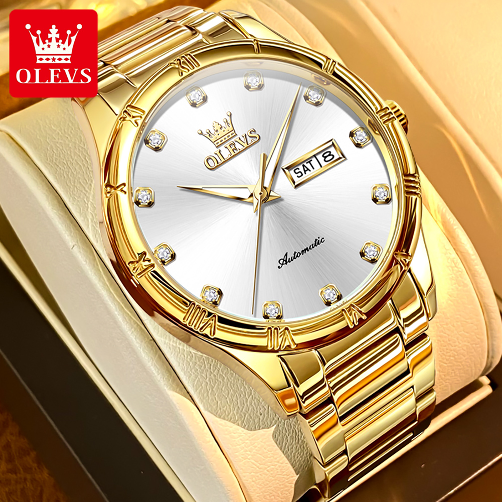 Luxury Watch Hand - OLEVS Men's Watches Luxury Casual Fine