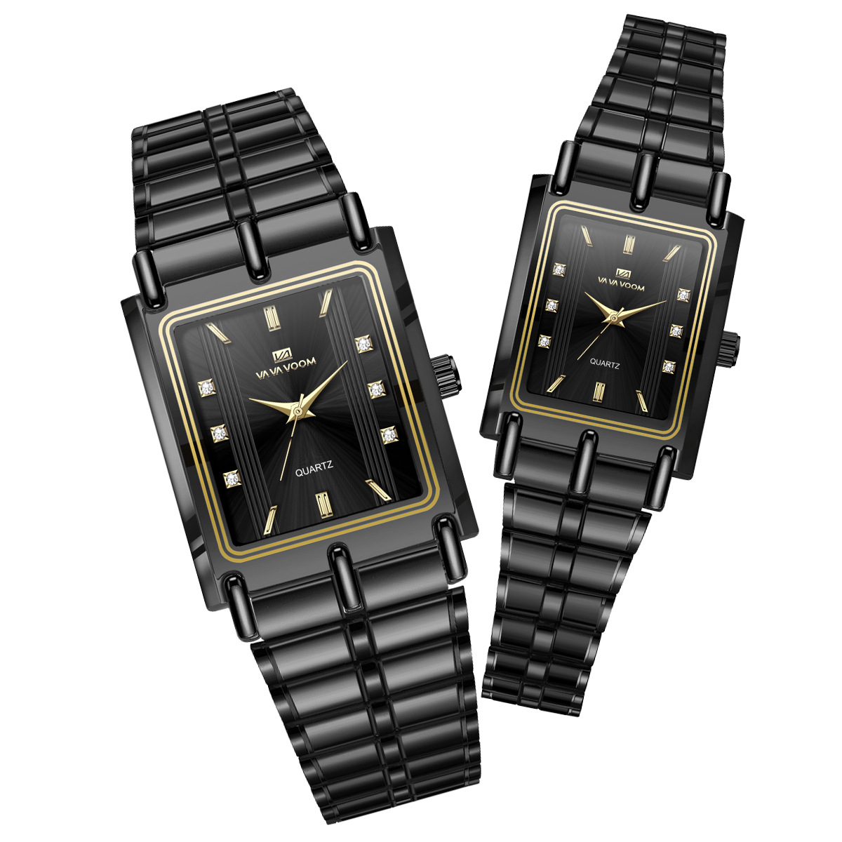 Compass Watch Luxury - Luxury Couple Stainless Steel Watch for