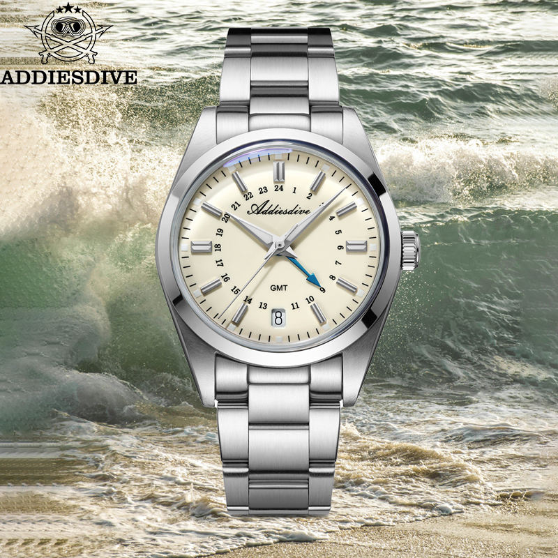 Luxury Watch Business - ADDIESDIVE Luxury Men's Analog Watch GMT