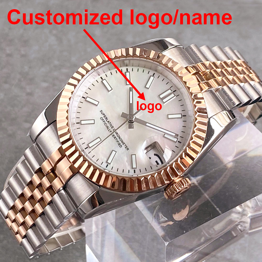 Luxury Watch Dial - Customized two tone rose gold case