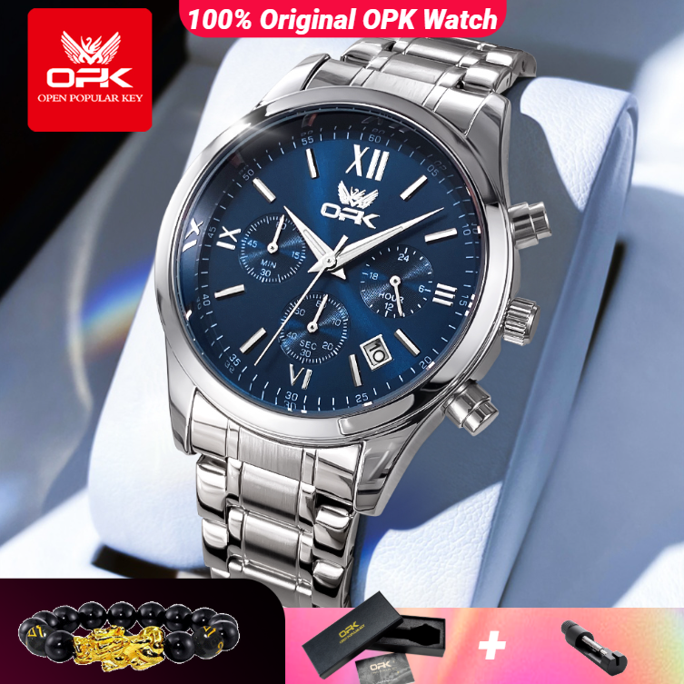 Luxury Watch Hand - OPK 6052 Mens Watch Automatic Date