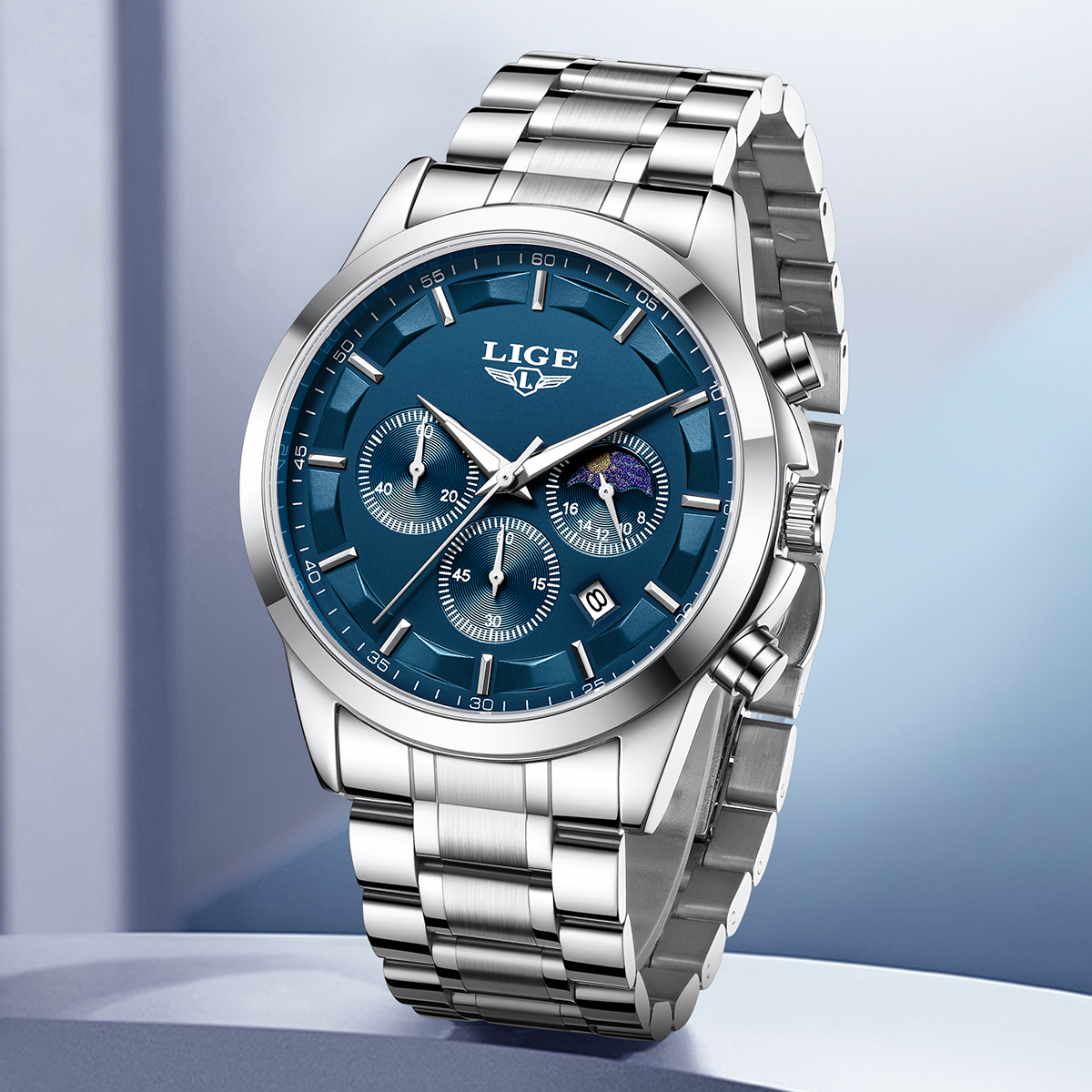 Luxury Watch Business - LIGE Luxury Fashion Quartz Man Watch
