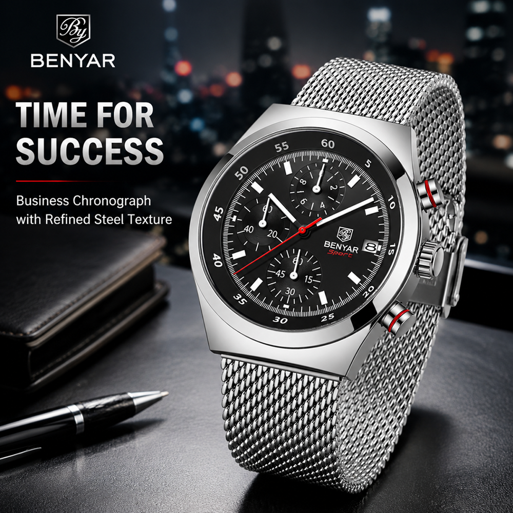 Luxury Watch Business - BENYAR Top Luxury Brand Men's Business