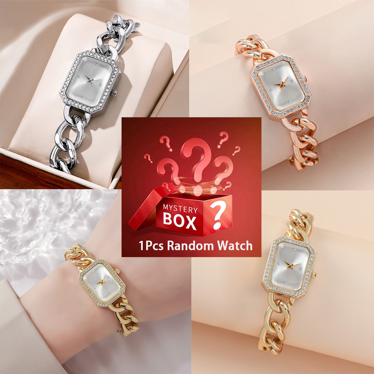 Mystery box contains 1randomco - Luxury Watch Hand avaliação e preço