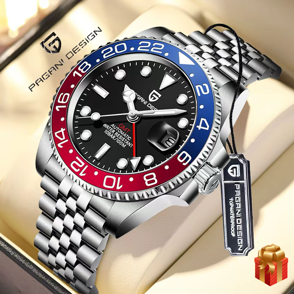 New PAGANI DESIGN GMT Watch Me - Luxury Watch Hand avaliação e preço