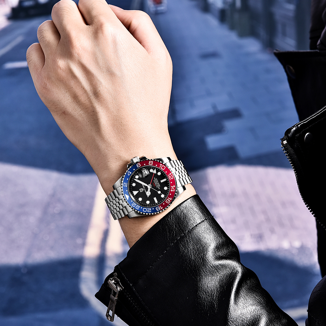 New PAGANI DESIGN GMT Watch Me - Luxury Watch Hand avaliação e preço