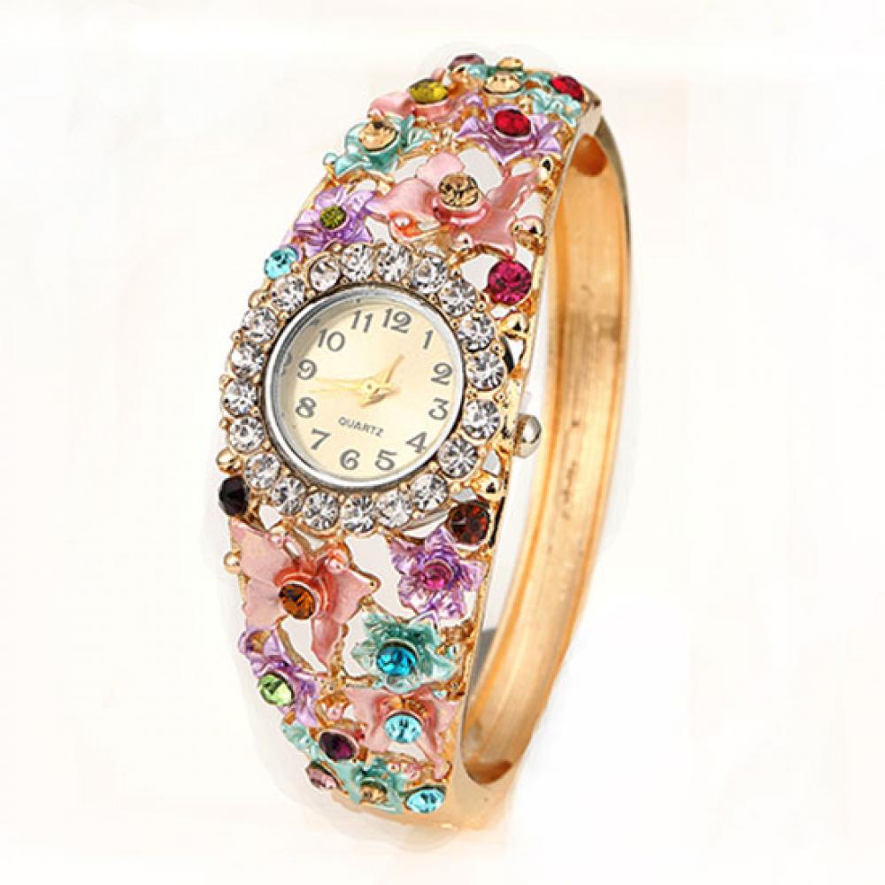 Hot Sales Women\'s Flower Butt - Luxury Watch Dial avaliação e preço