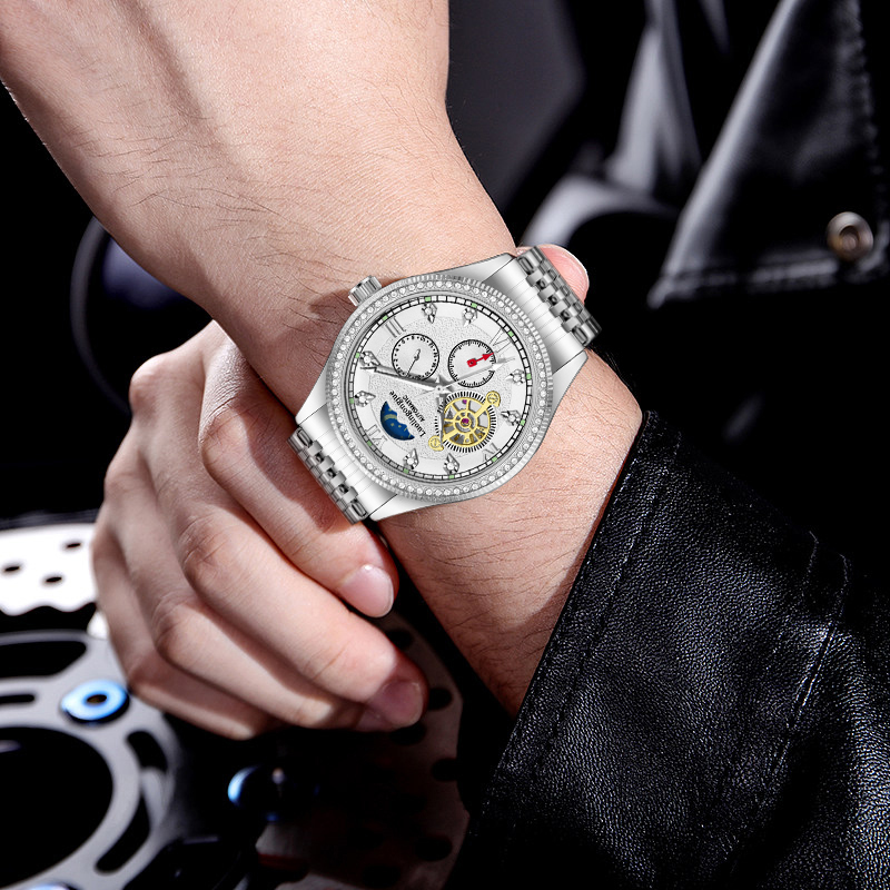 High-End Luxury Business Men's - Luxury Watch Name Brands avaliação e preço
