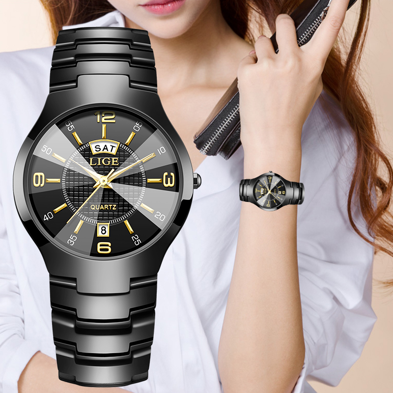 LIGE Fashion Elegant Women's W - Luxury Watch Dial avaliação e preço