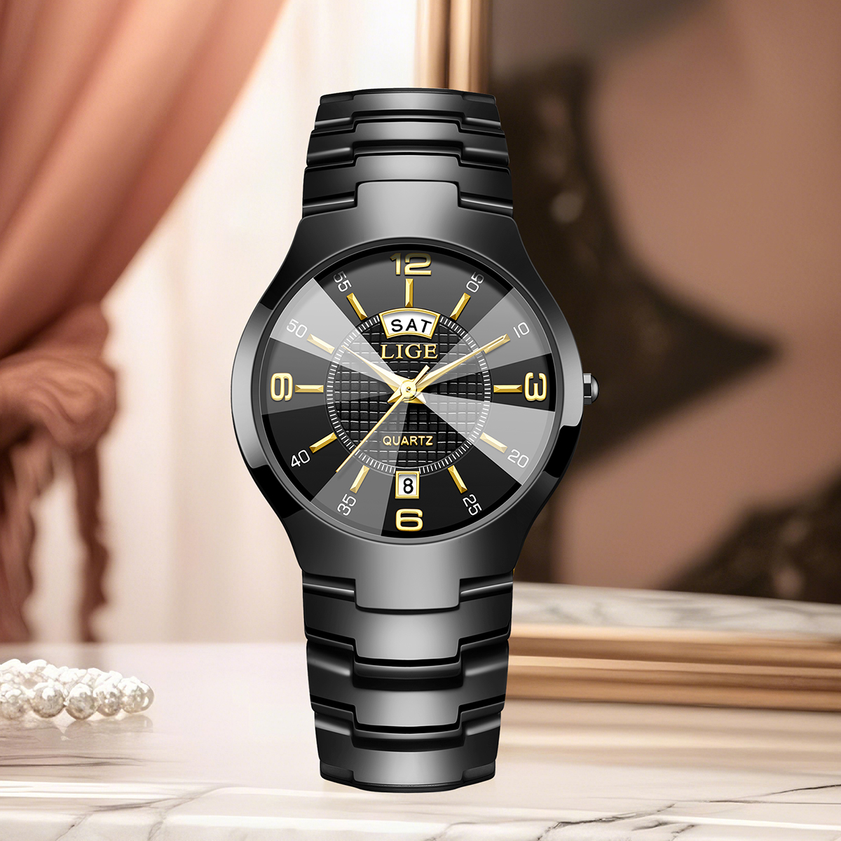 LIGE Fashion Elegant Women's W - Luxury Watch Dial avaliação e preço