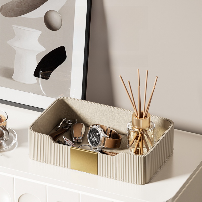 Luxury Leather Tray Storage Bo - Luxury Watch Entry avaliação e preço