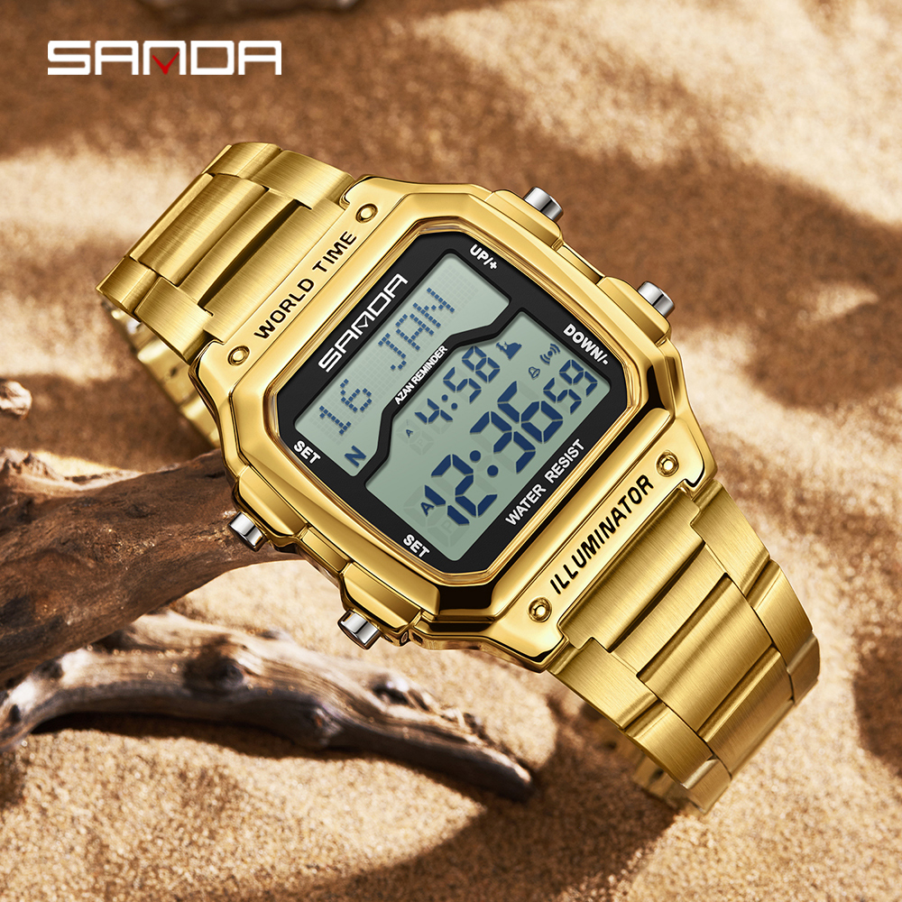 SANDA Luxury Men's Electronic  - Minute Repeater Watch avaliação e preço