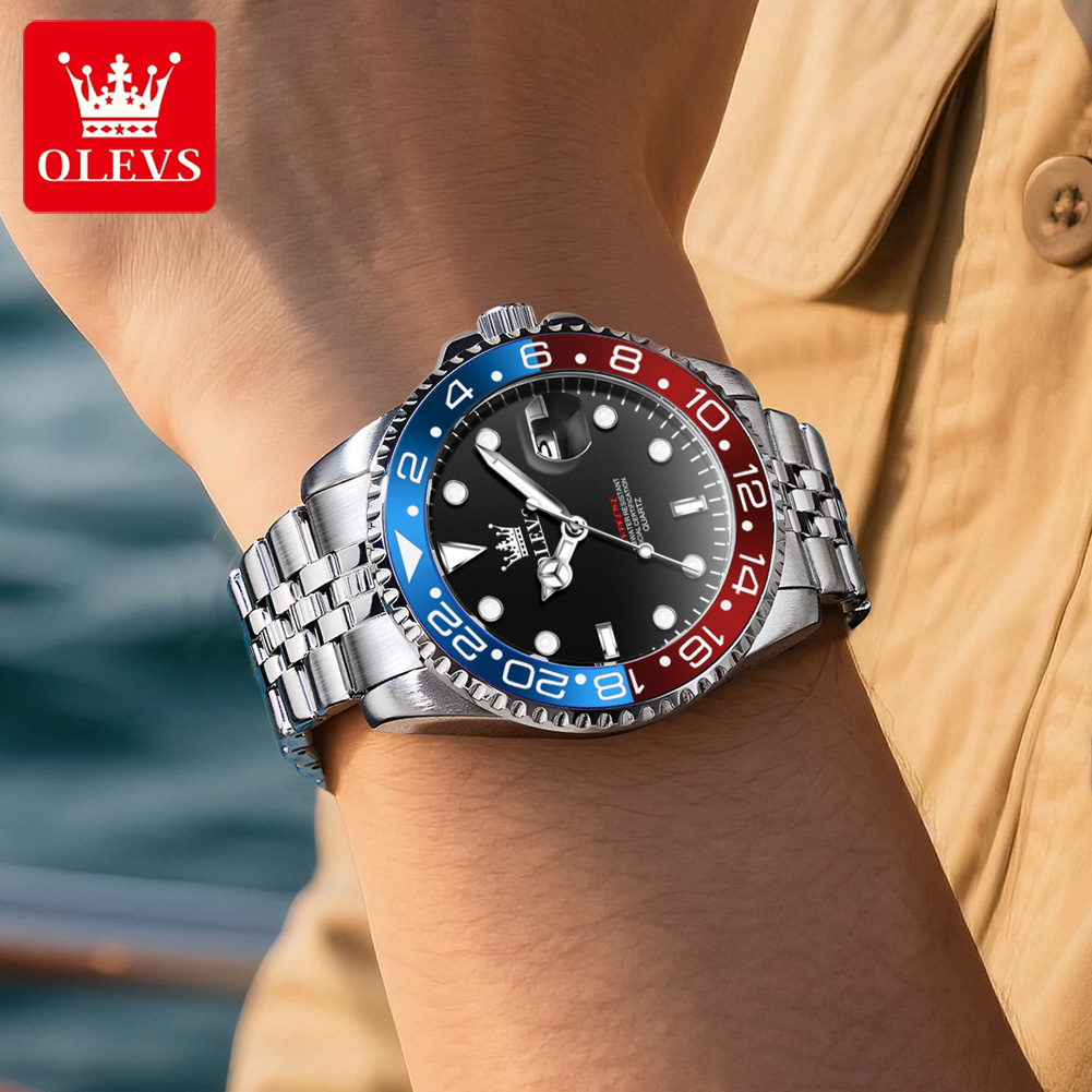 OLEVS 5657 Original Brand Men' - Luxury Watch Business avaliação e preço
