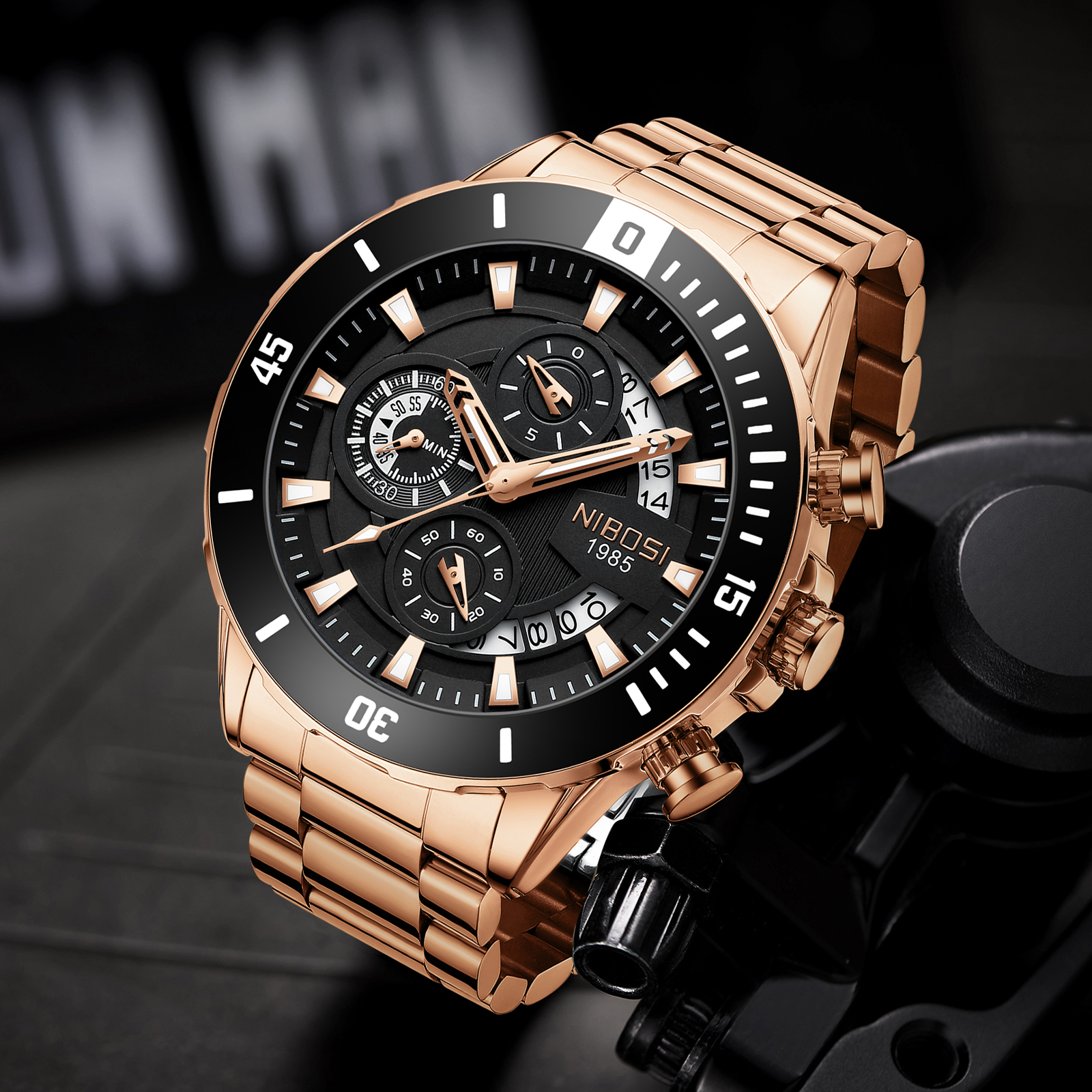 NIBOSI New Men's Watches Top B - Luxury Watch Hand avaliação e preço