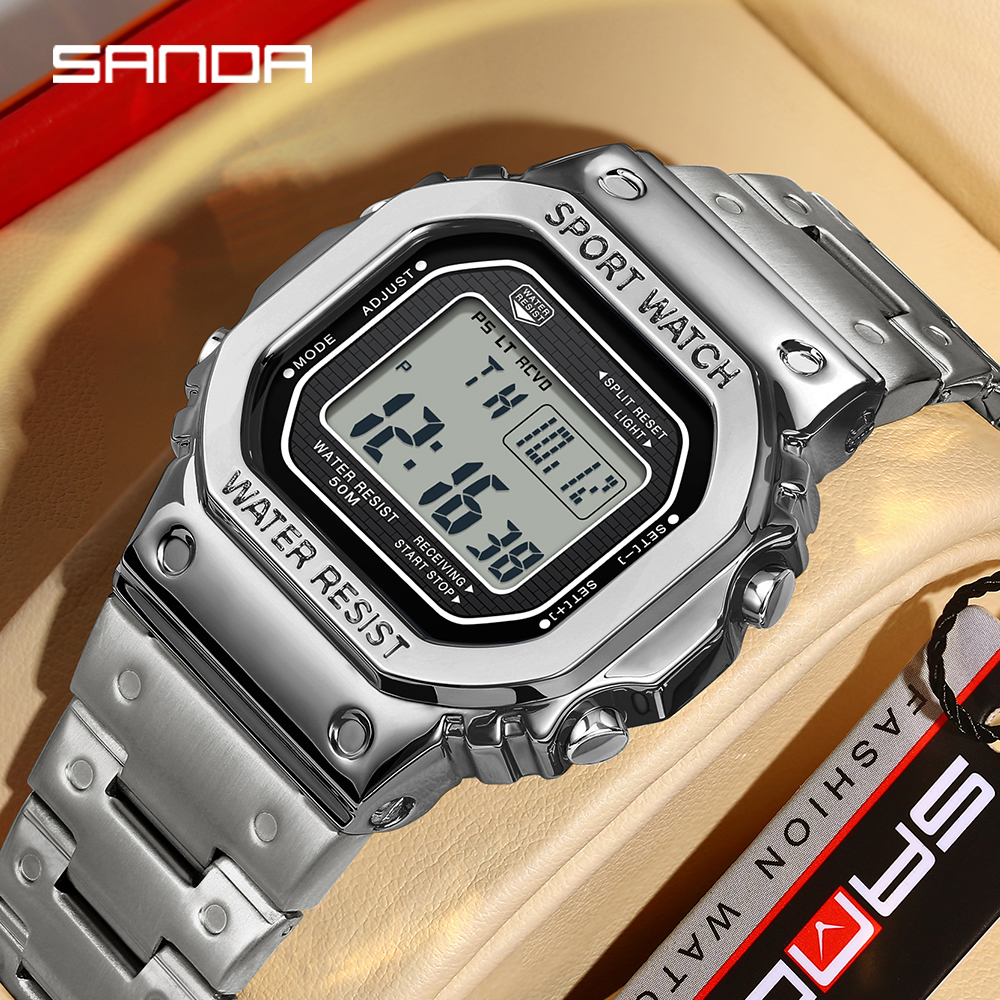 SANDA 2162 Men's Electronic Di - Minute Repeater Watch avaliação e preço