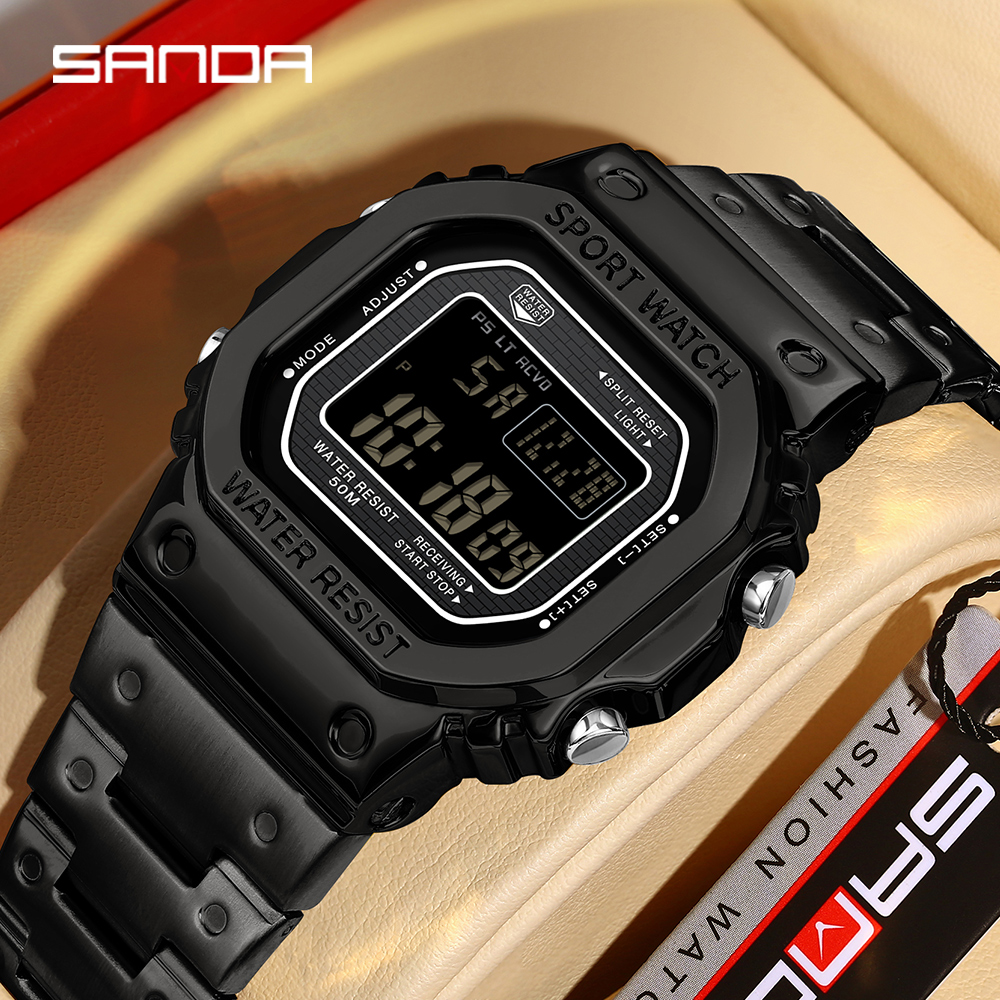SANDA 2162 Men's Electronic Di - Minute Repeater Watch avaliação e preço