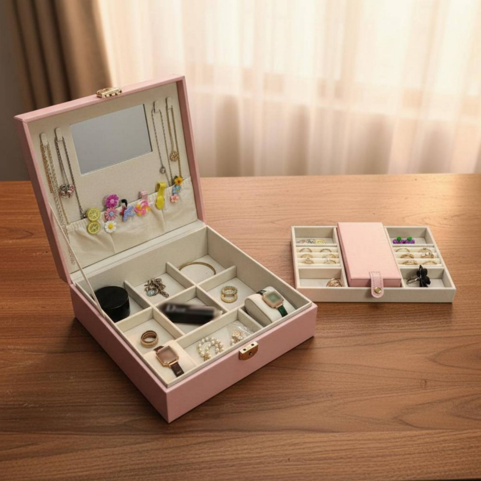 Multi-Tier Jewelry Box Soft Lu - Luxury Watch Tier avaliação e preço