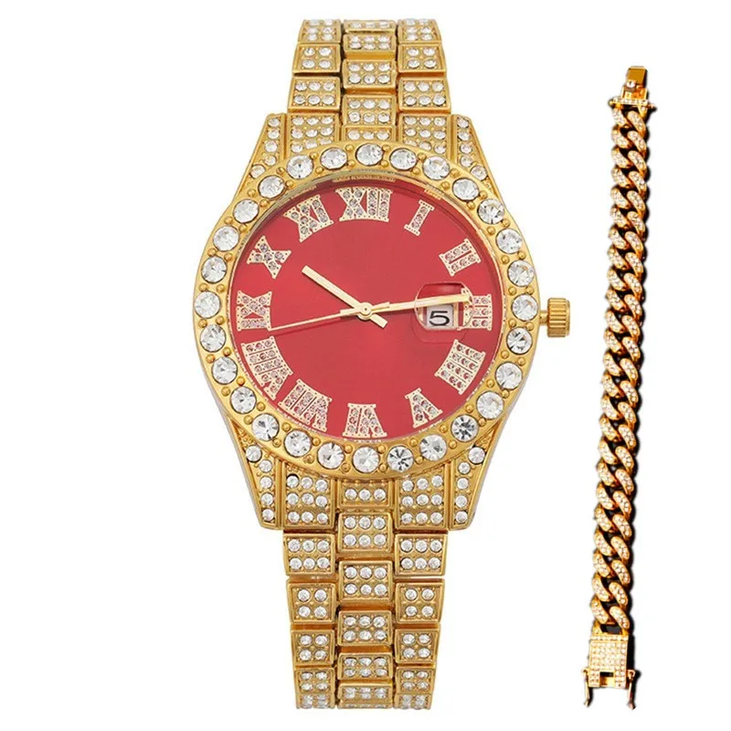 New Gold Color Watch &  Bracel - Luxury Watch Miami avaliação e preço