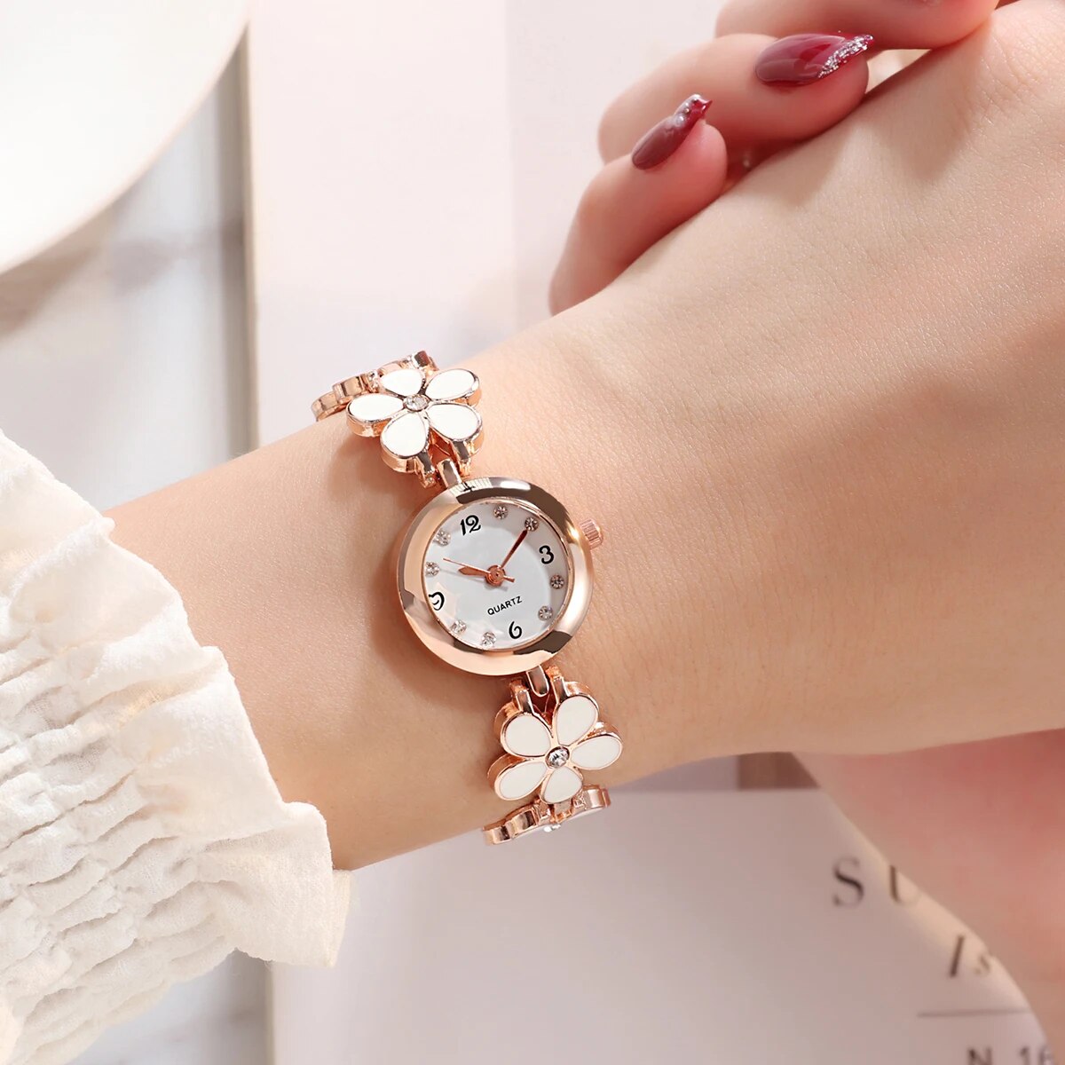 Mori Small Dial Petal Bracelet - Luxury Watch Korea avaliação e preço