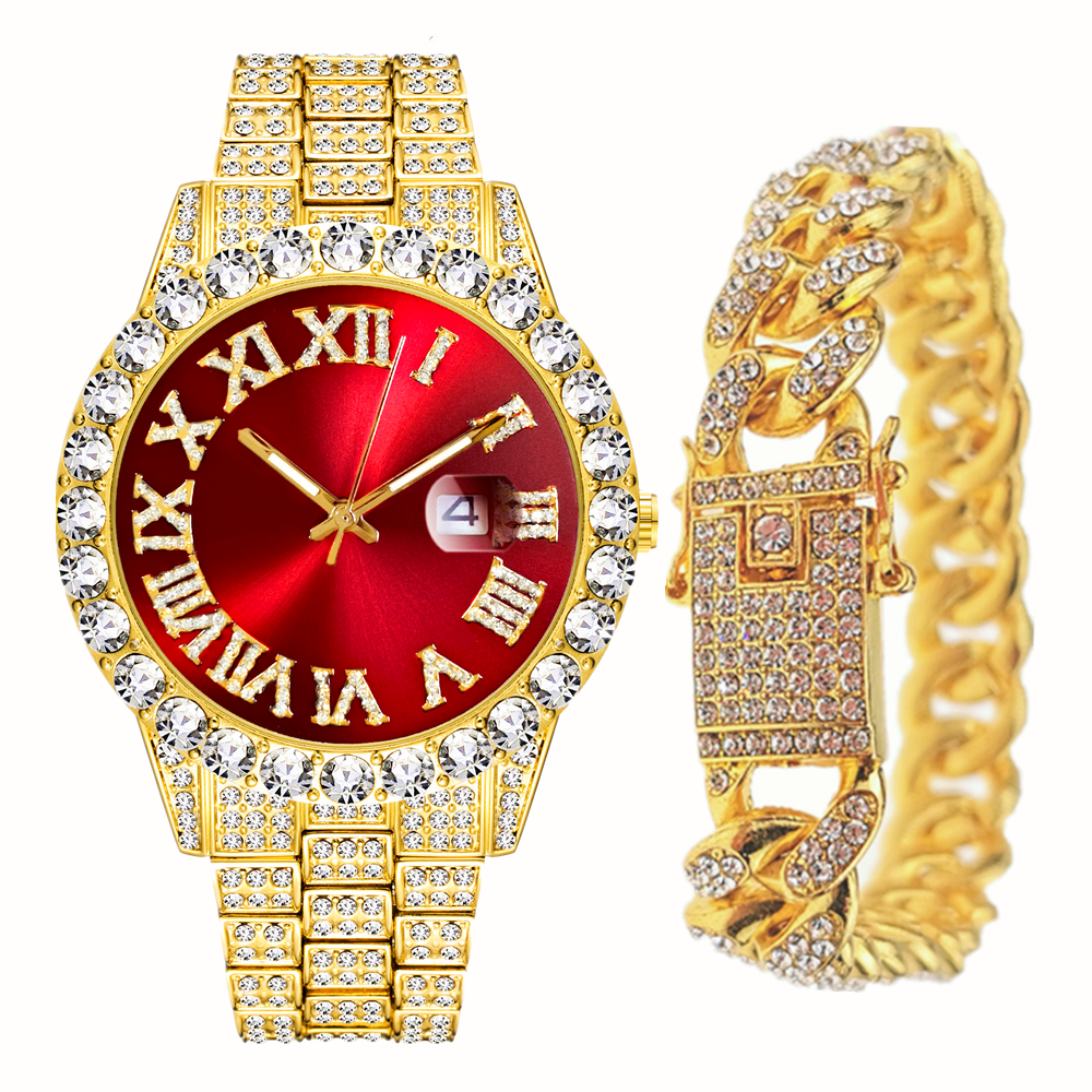 Full Iced Out Bracelet Men Bli - Luxury Watch Miami avaliação e preço