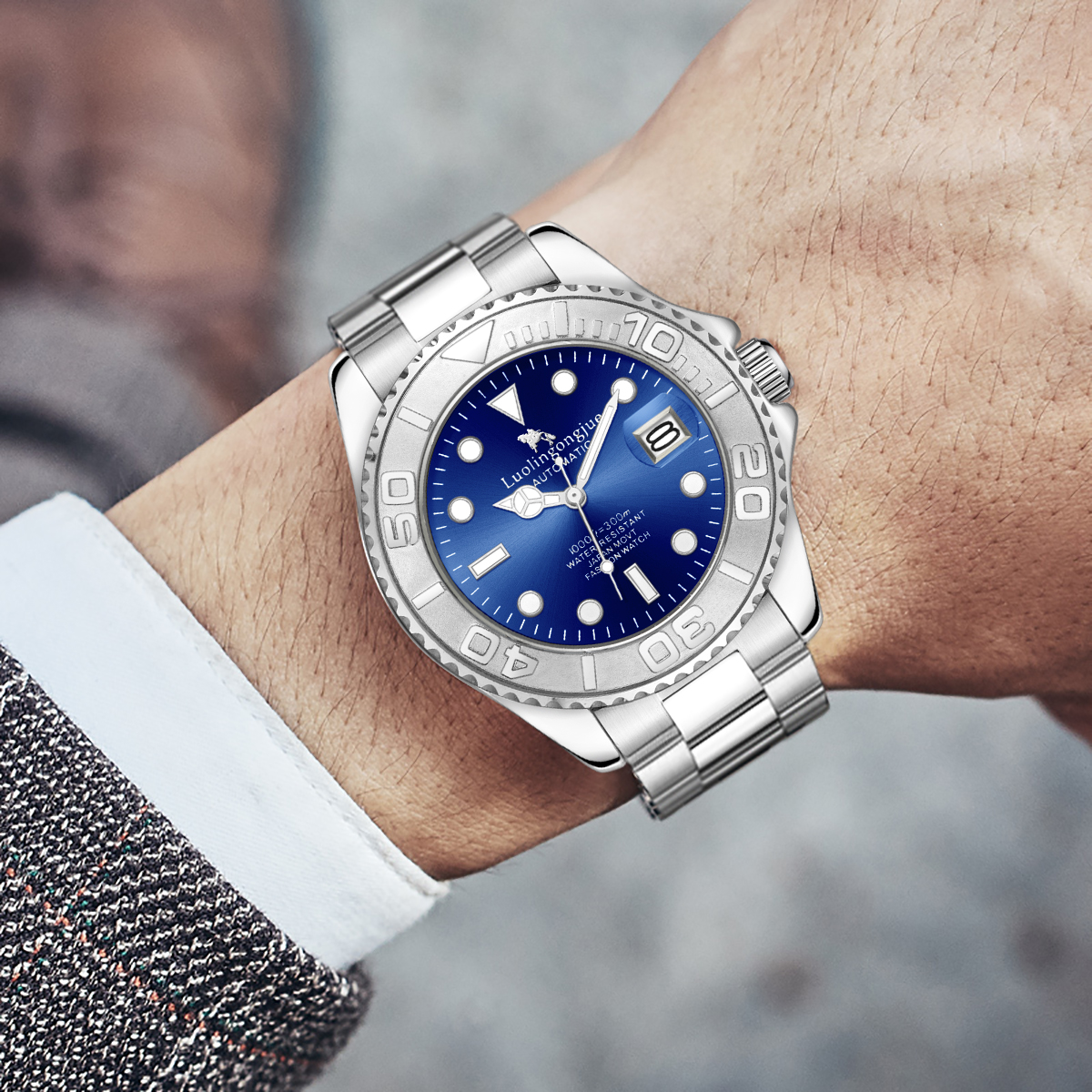 High-End Business Men's Mechan - Luxury Watch Name Brands avaliação e preço