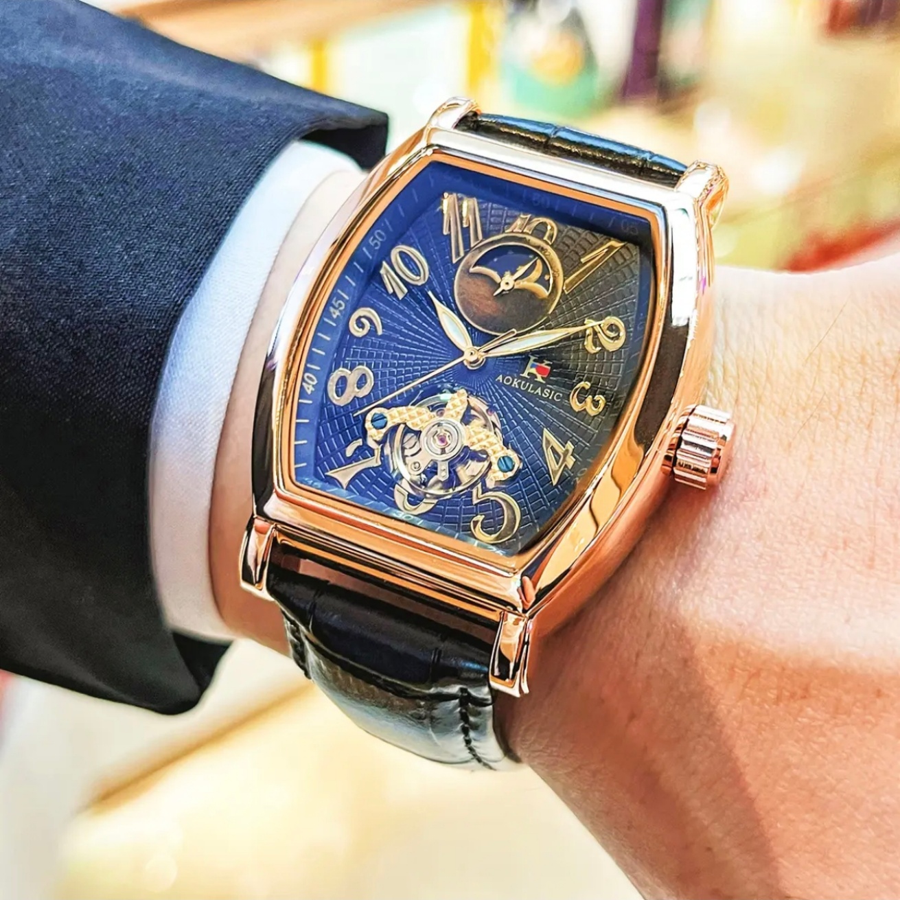 Luxury Business Barrel-Shaped  - Luxury Watch Korea avaliação e preço
