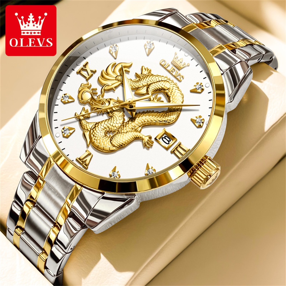 OLEVS Fashion China Loong Drag - Luxury Watch China avaliação e preço