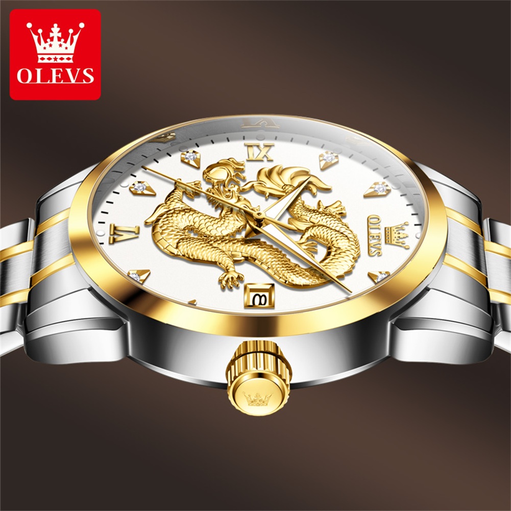 OLEVS Fashion China Loong Drag - Luxury Watch China avaliação e preço