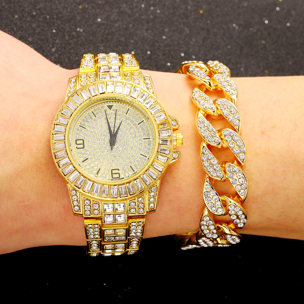 Full Diamond Iced Out Watch fo - Luxury Watch Miami avaliação e preço