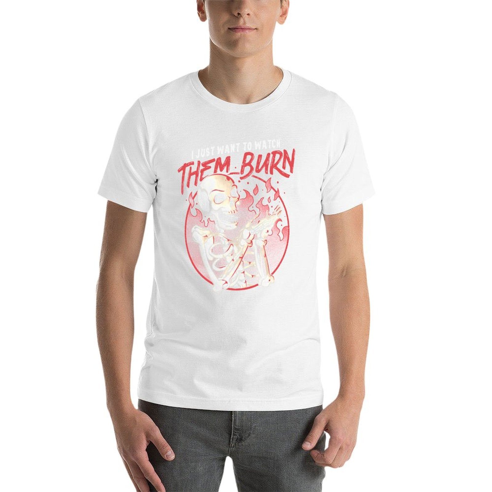 Watch Them Burn Skull Funny Gi - Luxury Watch China avaliação e preço