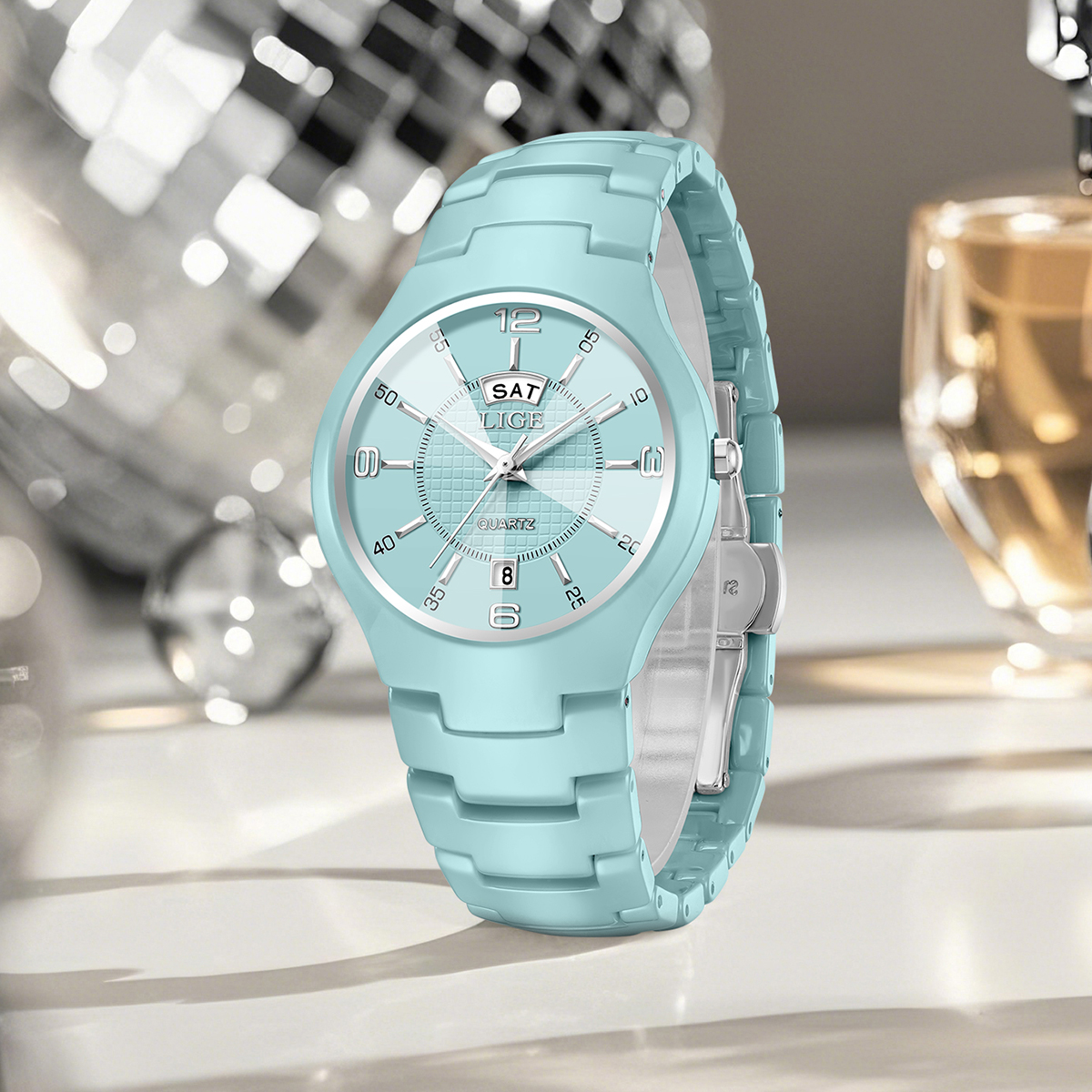 LIGE Luxury Elegant Quartz Wom - Luxury Watch Dial avaliação e preço