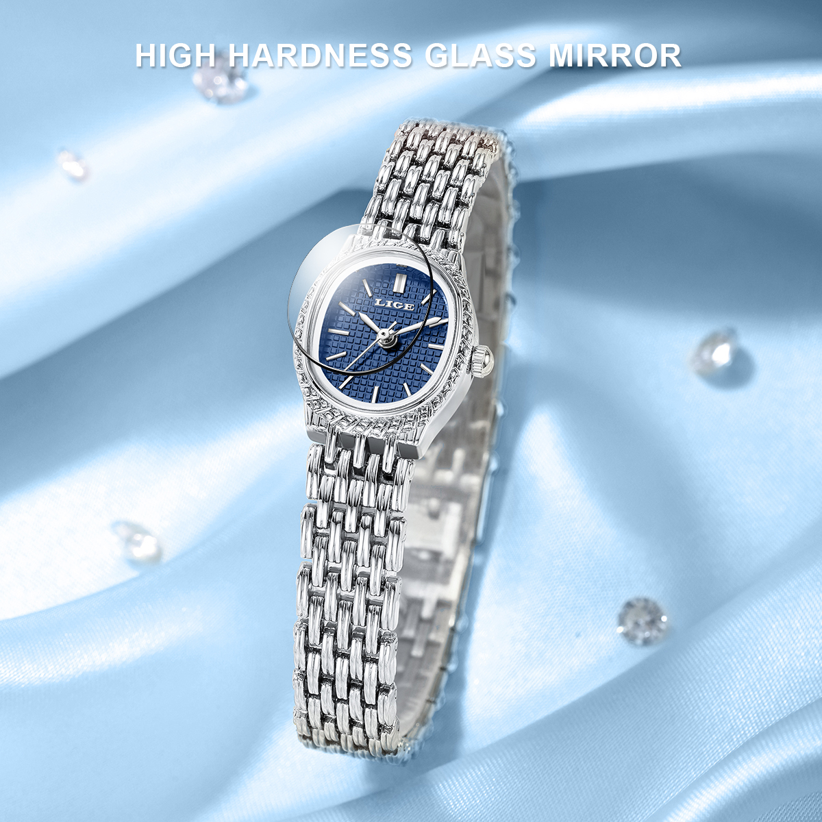 LIGE Fashion Luxury Quartz Wom - Luxury Watch Dial avaliação e preço