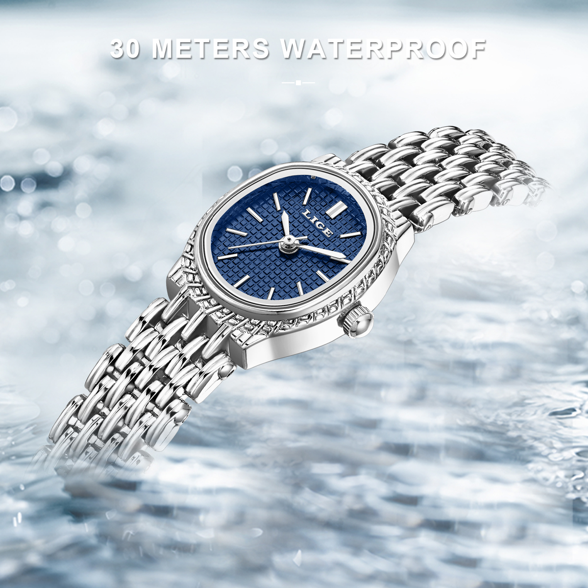 LIGE Fashion Luxury Quartz Wom - Luxury Watch Dial avaliação e preço