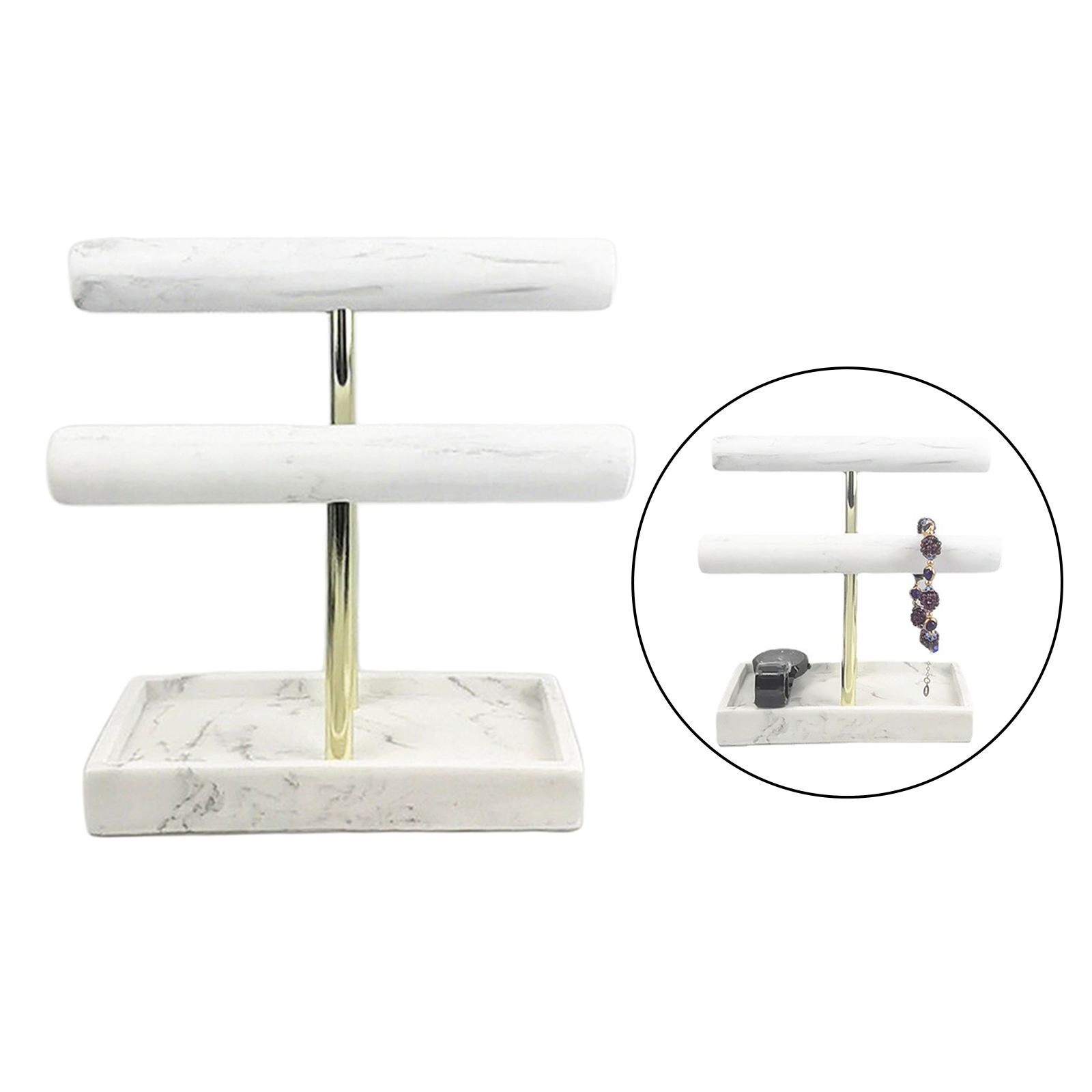 2 Tiers Luxury Marble Watch Ho - Luxury Watch Tier avaliação e preço