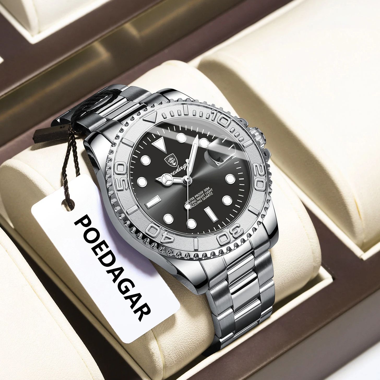POEDAGAR Trendy Sport Man Watc - Luxury Watch Business avaliação e preço