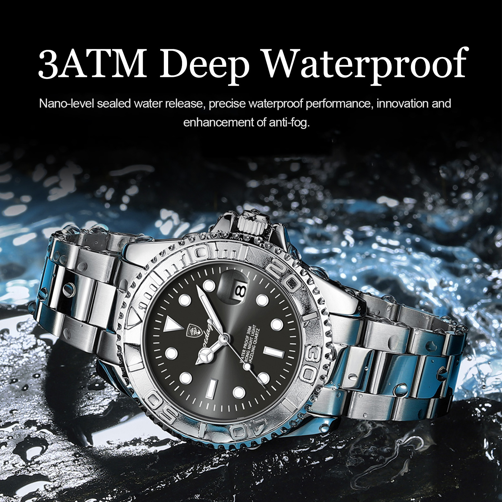 POEDAGAR Trendy Sport Man Watc - Luxury Watch Business avaliação e preço