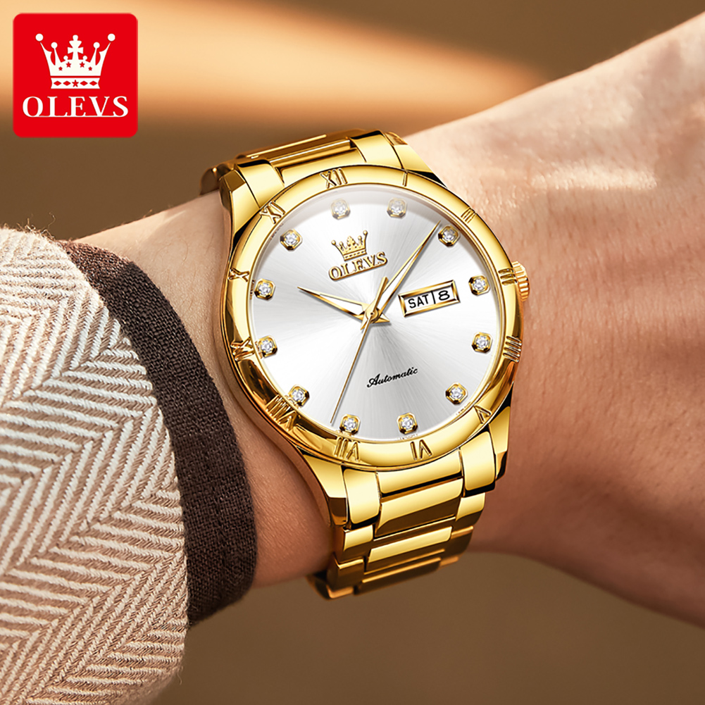 OLEVS Men's Watches Luxury Cas - Luxury Watch Hand avaliação e preço