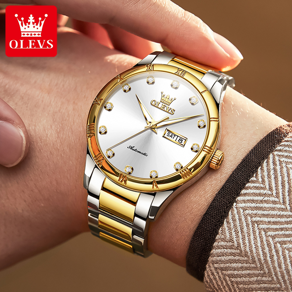 OLEVS Men's Watches Luxury Cas - Luxury Watch Hand avaliação e preço