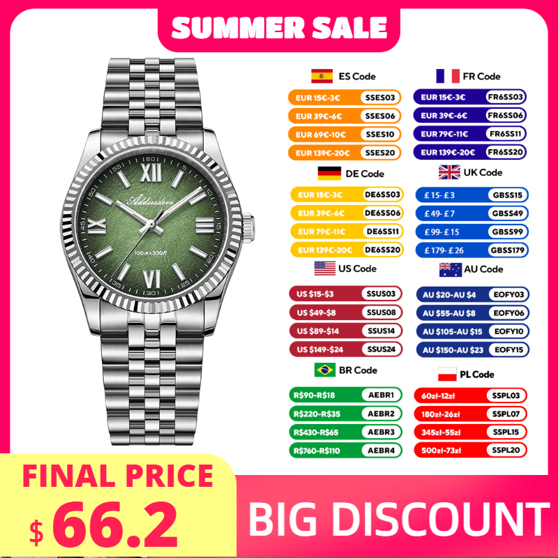 ADDIESDIVE Elegant Watch for W - Luxury Watch Hand avaliação e preço