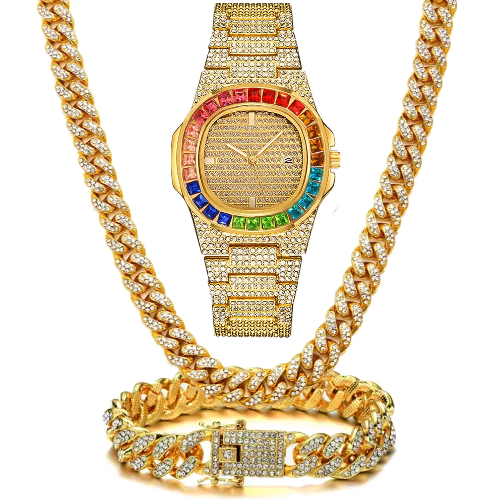 Watch+Necklace+Bracelet Luxury - Luxury Watch Miami avaliação e preço