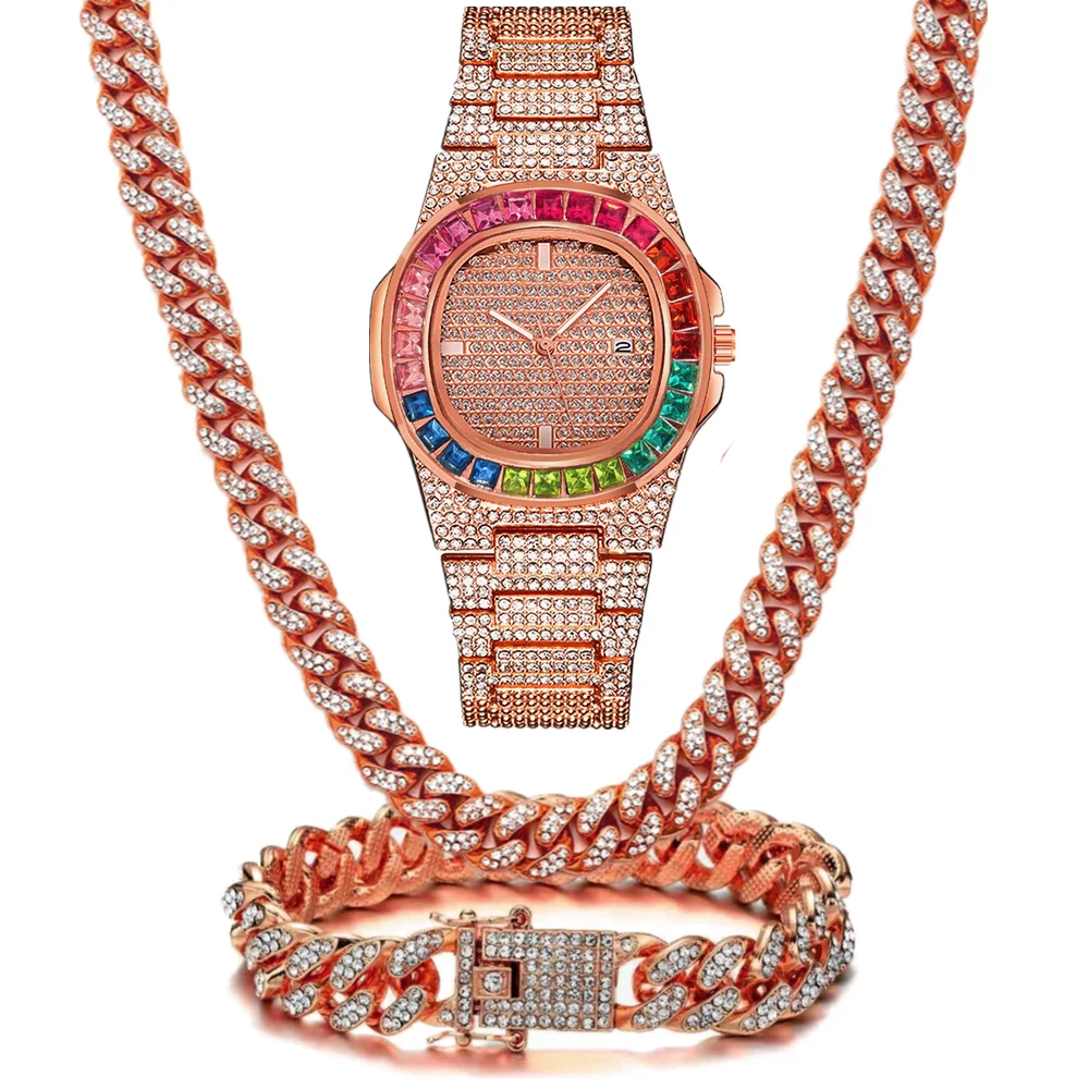 Watch+Necklace+Bracelet Luxury - Luxury Watch Miami avaliação e preço