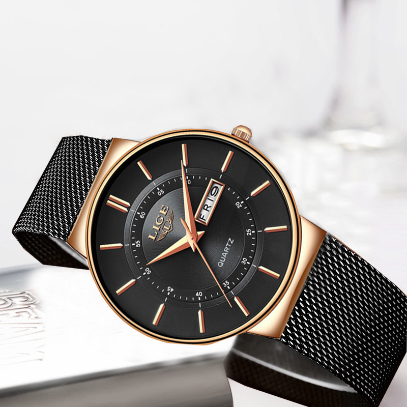 LIGE Women Watches Luxury Bran - Luxury Watch Deals avaliação e preço