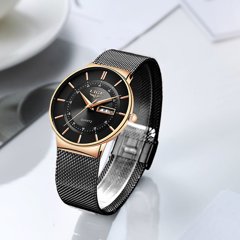 LIGE Women Watches Luxury Bran - Luxury Watch Deals avaliação e preço