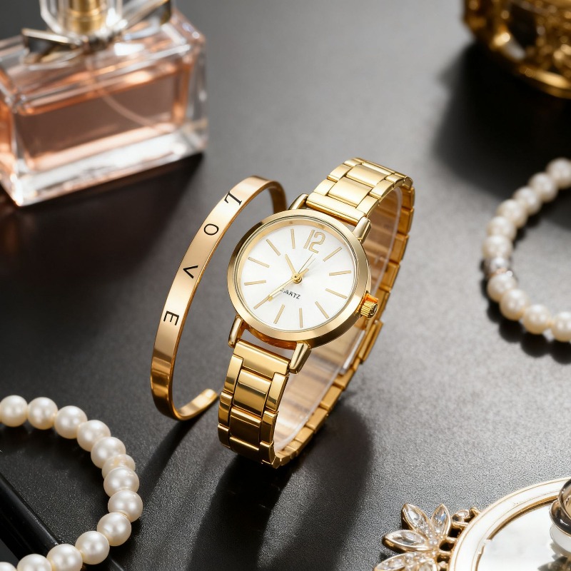 2pcs Set Watch Luxury Women Si - Luxury Watch Dial avaliação e preço