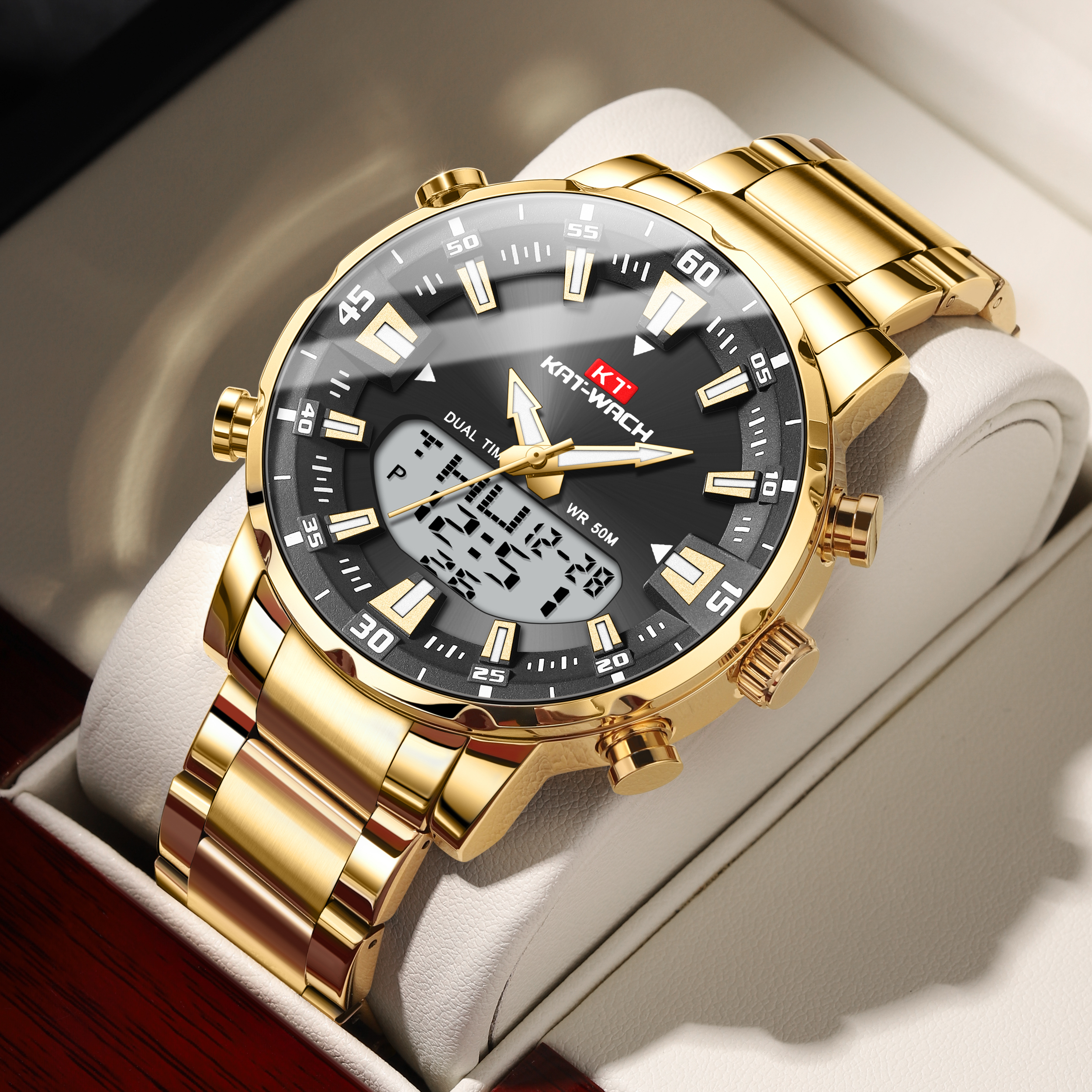 KAT-WACH Luxury Men's Quartz D - Minute Repeater Watch avaliação e preço